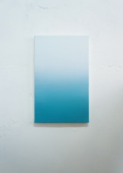 Untitled (Turquoise vertical), 2016